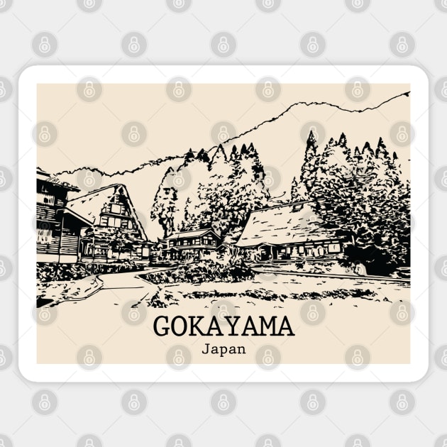 Gokayama - Japan Magnet by Lakeric